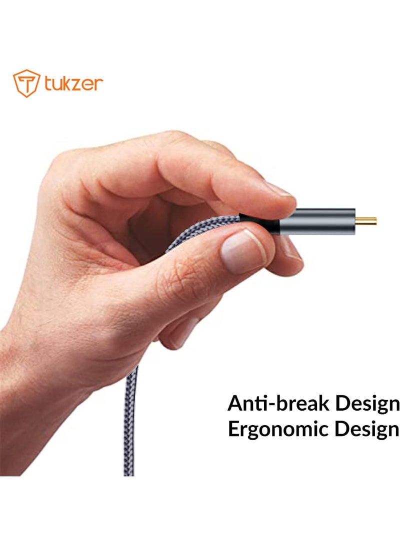 tuKZer Renewed - Tukzer High Speed USB Type C to USB B 2.0 Printer Cable Cord - 2M/6.6Ft - Image 3